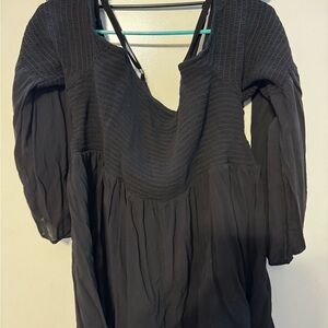 Torrid Black Textured Knit Top